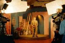 [Picture of studio sets]